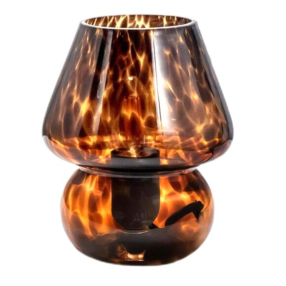 Onewish Blown Glass Mushroom Table Lamps - SET OF 2 - New in Box - Picture 1 of 6